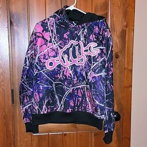 Busted knuckles camo hoodie